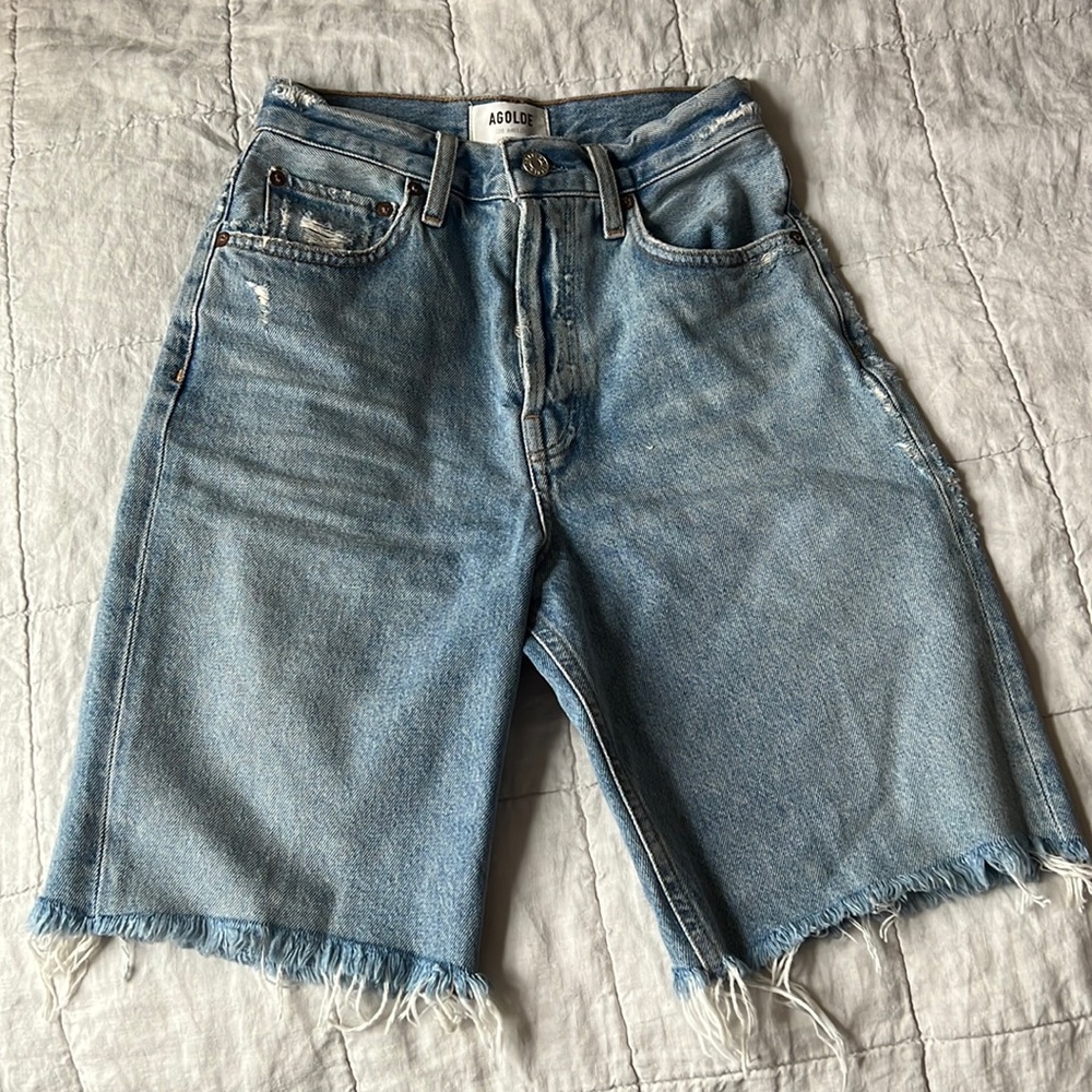 Agolde 90’s Pinch Waist Bermuda Shorts